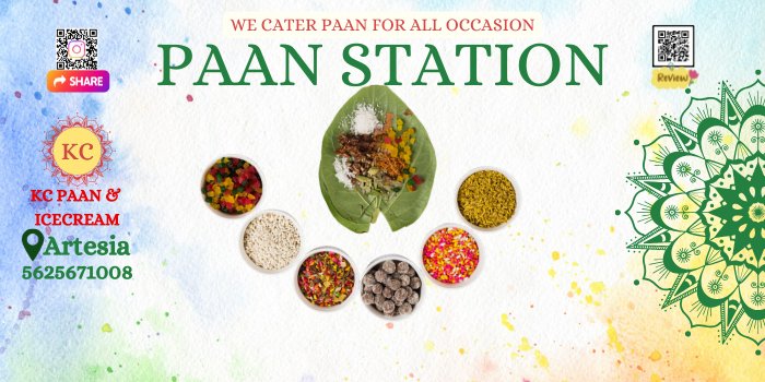 Paan Station - We Cater Paan For All Occasions - betel leaf with fresh ingredients